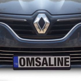 Omsa Renault Megane 4 HB 2016-2020 7 Parça Krom Ön Tampon Alt Çıta