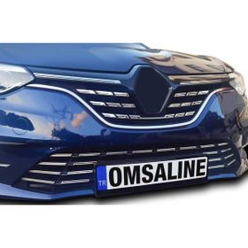 Omsa Renault Megane 4 HB 5 Parça 2021 ve Sonrası Krom Ön Panjur