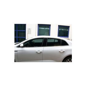Omsa Renault Megane 4 Sedan 12 Parça 2021 ve Sonrası Krom Cam Çerçevesi