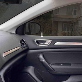 Omsa Renault Megane 4 Sedan Krom Taşlı 4 Parça 2021 ve Sonrası İç Kapı Kolu Çerçevesi