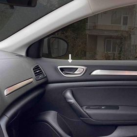 Omsa Renault Megane 4 Sedan Krom Taşlı 4 Parça 2021 ve Sonrası İç Kapı Kolu Çerçevesi