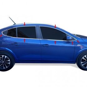Omsa Renault Tailant 14 Parça 2021 ve Sonrası Krom Cam Çerçevesi