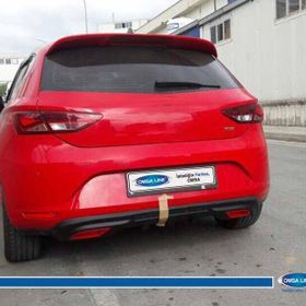 Omsa Seat Leon 5F Arka Mat Siyah 2012-2016 Arası Difüzör