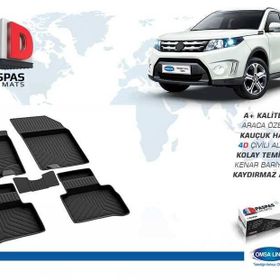 Omsa Suzuki Vitara 4D Siyah 2015 ve Sonrası Havuzlu Paspas