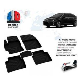Omsa Toyota Corolla 4D 2019 ve Sonrası Havuzlu Paspas