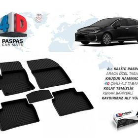 Omsa Toyota Corolla 4D 2019 ve Sonrası Havuzlu Paspas