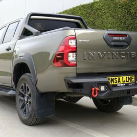 Omsa Toyota Hilux Dakar V2 2015 ve Sonrası Sensörlü Çelik Arka Tampon