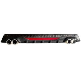 Omsa Universal AMG B 2 Krom Egzos-Mat Siyah ABS Difüzör