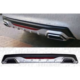 Omsa Universal Amg G 2 Krom Egzos Gri Mat Siyah Abs Difüzör