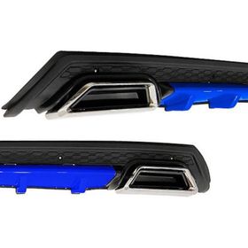 Omsa Universal Elit Plus Bl 2 Krom Egzos Mavi Mat Siyah Abs Plastik Difüzör