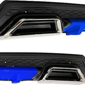 Omsa Universal Elit Plus Bl 2 Krom Egzos Mavi Mat Siyah Abs Plastik Difüzör