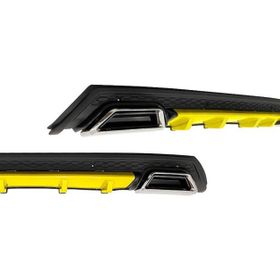 Omsa Universal Elit Plus Y 2 Krom Egzos Sarı Mat Siyah Abs Plastik Difüzör