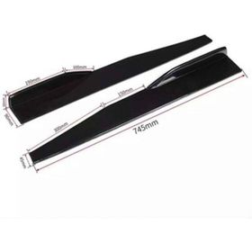 Omsa Universal Flaplı Kısa Aero Piano Black ABS Marşpiel