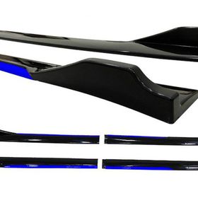 Omsa Universal Race Flaplı Mavi Piano Black ABS Marşpiyel