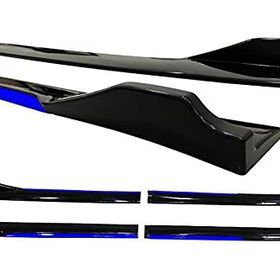 Omsa Universal Race Flaplı Mavi Piano Black ABS Marşpiyel