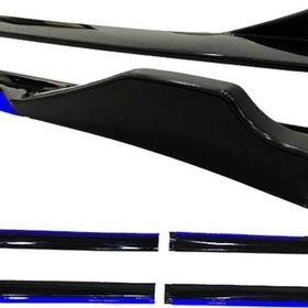 Omsa Universal Race Flaplı Mavi Piano Black ABS Marşpiyel