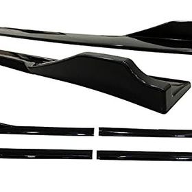 Omsa Universal Race Flaplı Piano Black ABS Marşpiyel