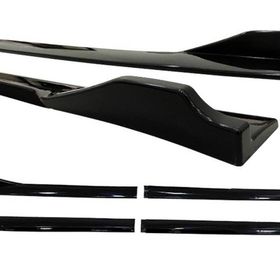 Omsa Universal Race Flaplı Piano Black ABS Marşpiyel
