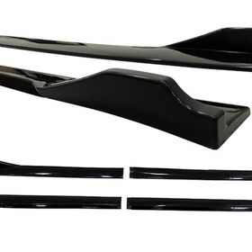 Omsa Universal Race Flaplı Piano Black ABS Marşpiyel