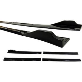 Omsa Universal Race Flaplı Piano Black ABS Marşpiyel