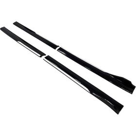 Omsa Universal Race Flaplı Piano Black ABS Marşpiyel