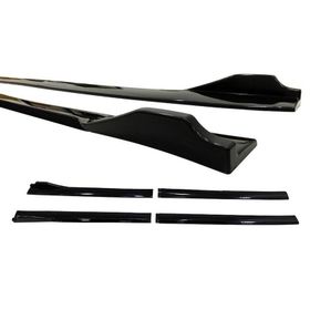 Omsa Universal Race Flaplı Piano Black ABS Marşpiyel