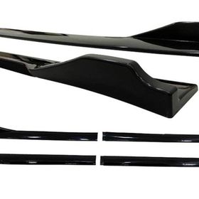 Omsa Universal Race Flaplı Piano Black ABS Marşpiyel