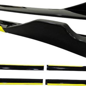 Omsa Universal Race Flaplı Sarı Piano Black ABS Marşpiyel