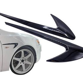 Omsa Universal Race Piano Siyah Abs Çamurluk Hava Deliği