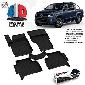Omsa Vw Amarok 4D Siyah 2010 ve Sonrası Havuzlu Paspas