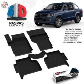 Omsa Vw Amarok 4D Siyah 2010 ve Sonrası Havuzlu Paspas