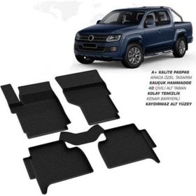 Omsa Vw Amarok 4D Siyah 2010 ve Sonrası Havuzlu Paspas