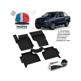 Omsa Vw Amarok 4D Siyah 2010 ve Sonrası Havuzlu Paspas
