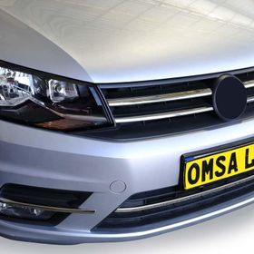 Omsa VW Caddy 2015-2020 Arası 3 Parça Krom Ön Tampon Çıtası