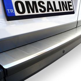 Omsa VW Crafter 2017 ve Sonrası Taşlı Krom Arka Tampon Eşiği