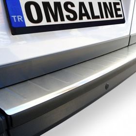 Omsa VW Crafter 2017 ve Sonrası Taşlı Krom Arka Tampon Eşiği
