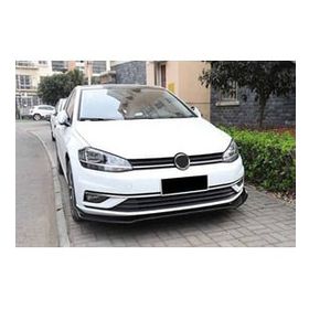 Omsa Vw Golf 7 2017-2019 Lip Plus V2 3 Parça Piano Siyah Abs Ön Tampon