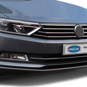 Omsa VW Passat B8 2015-2019 Arası 3 Parça Krom Ön Tampon Çıtası