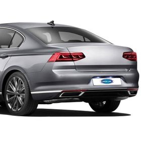 Omsa VW Passat B8.5 2019 ve Sonrası 3 Parça Krom Arka Tampon Çıtası
