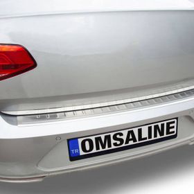 Omsa VW Passat B8.5 2019 ve Sonrası Taşlı Krom Arka Tampon Eşiği