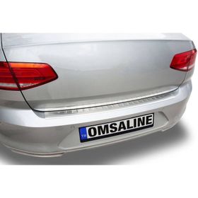 Omsa VW Passat B8.5 2019 ve Sonrası Taşlı Krom Arka Tampon Eşiği