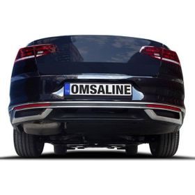 Omsa VW Passat B8.5 Krom Difüzör 2019 ve Sonrası Egzoz Çerçevesi