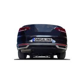 Omsa VW Passat B8.5 Krom Difüzör 2019 ve Sonrası Egzoz Çerçevesi