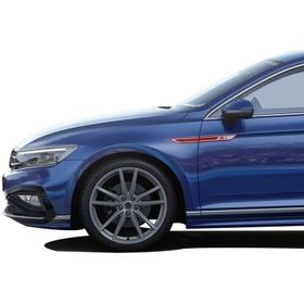 Omsa VW Passat B8.5 R-Line Krom Kırmızı 4 Parça ABS 2019 ve Sonrası Çamurluk Çıtası