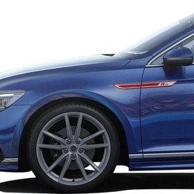 Omsa VW Passat B8.5 R-Line Krom Kırmızı 4 Parça ABS 2019 ve Sonrası Çamurluk Çıtası