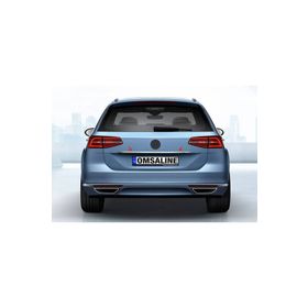 Omsa VW Passat B8 Variant Krom Plaka Üstü 2015 ve sonrası Bagaj Çıtası