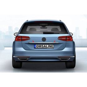 Omsa VW Passat B8 Variant Krom Plaka Üstü 2015 ve sonrası Bagaj Çıtası
