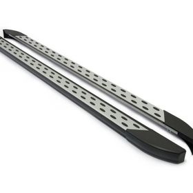 Omsa VW T4 Transporter Dot Line Uzun Şase 1995-2003 Arası Siyah Yan Basamak