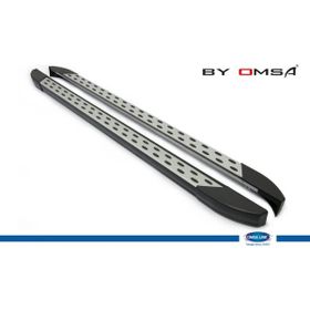 Omsa VW T4 Transporter Dot Line Uzun Şase 1995-2003 Arası Siyah Yan Basamak