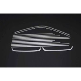 Omsa VW T5 Caravelle 14 Parça Tek Sürgülü (Uzun Şasi) 2003 ve Sonrası Krom Cam Çerçevesi